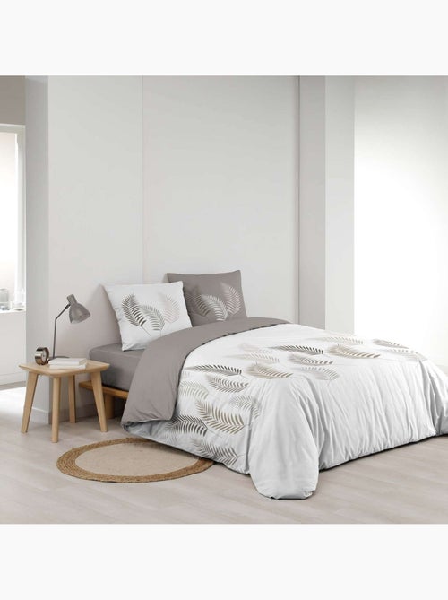 Parure de lit 2 places 100% coton LAZY - Kiabi