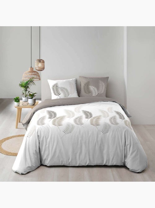 Parure de lit 2 places 100% coton LAZY - Kiabi
