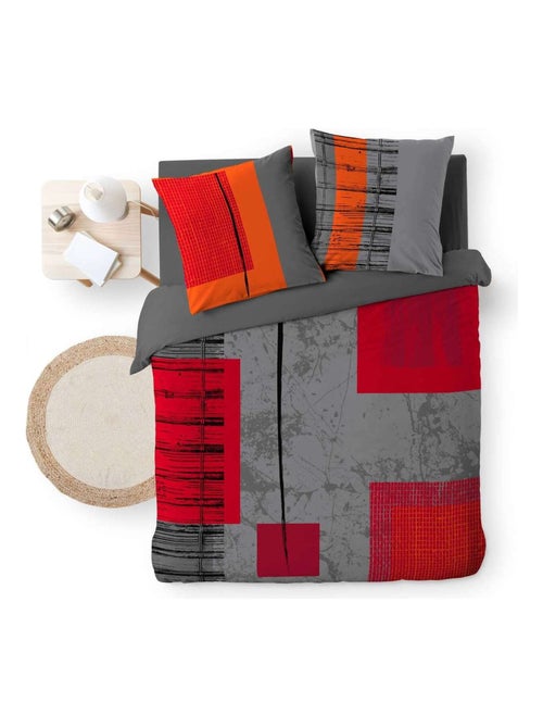 Parure de lit 2 places 100% coton MALONE - Kiabi