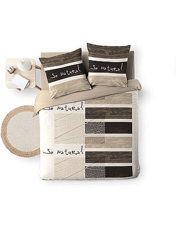 Parure de lit 2 places 100% coton MANALA