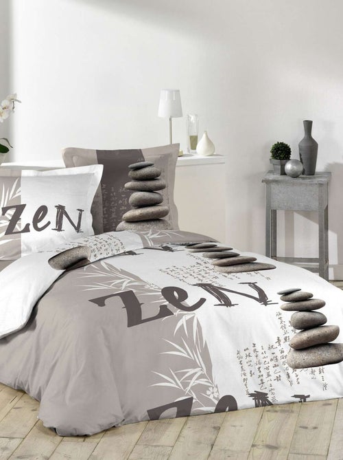 Parure de lit 2 places 100% coton NOMA - Kiabi