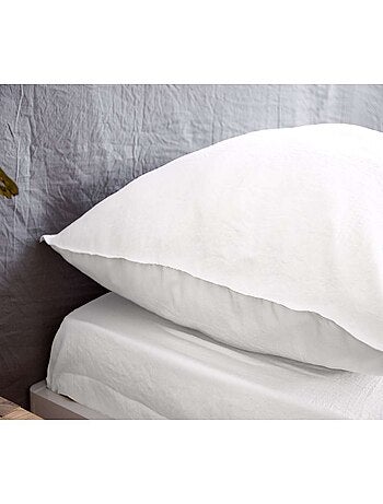 Parure de lit 2 places 100% microfibre lavée grande taille