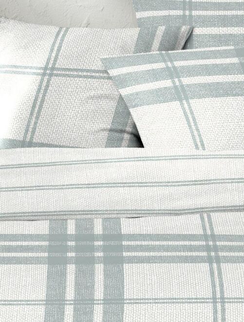 Parure de lit 2 places coton à motifs 220x240 cm - Kiabi