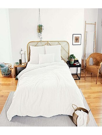 Parure de lit 2 places en double gaze de coton grande taille