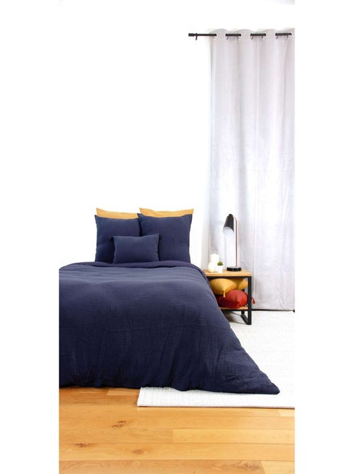 Parure de lit 2 places en double gaze de coton grande taille - Kiabi