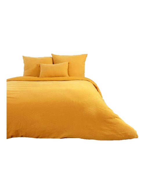 Parure de lit 2 places en double gaze de coton grande taille - Kiabi
