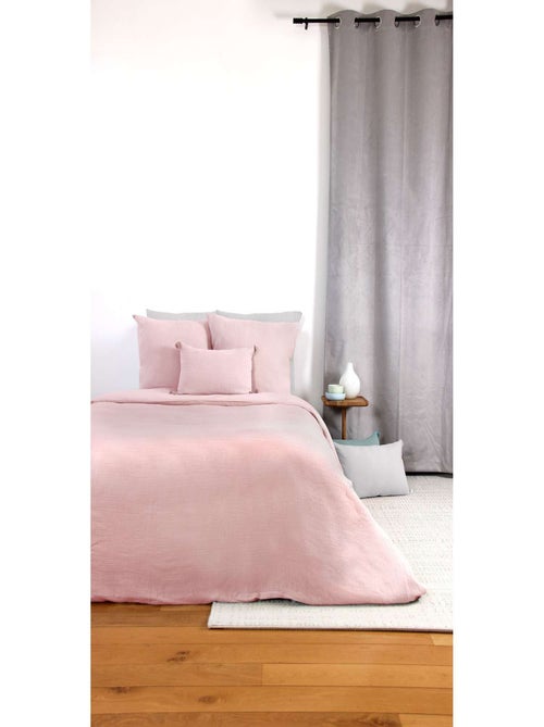 Parure de lit 2 places en double gaze de coton grande taille - Kiabi