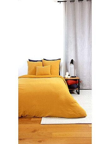 Parure de lit 2 places en double gaze de coton