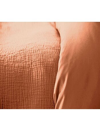 Parure de lit 2 places en double gaze de coton