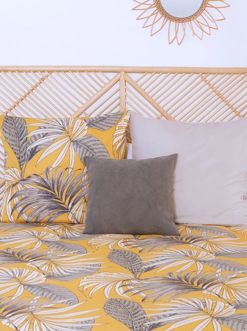 Parure de lit 2 places en microfibre motif tropical ADELANTO - Kiabi