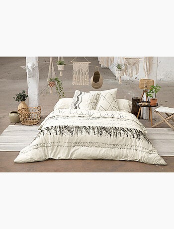 Parure de lit + 2 taies d’oreiller – Coton 57 fils – Motif Berbère