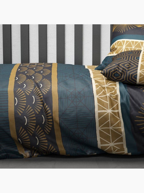 Parure de lit 200x200 cm coton 57 fils - 3 pièces Qoba - Kiabi
