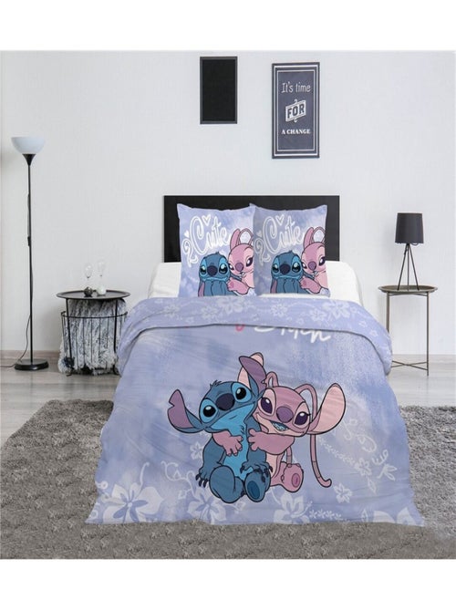 Parure de lit 200x200 cm Stitch & Angel (Lilo & Stich) - Kiabi Parure de lit 200x200 cm Stitch & Angel (Lilo & Stich) - Kiabi