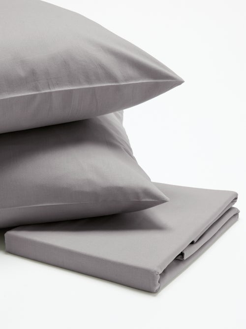 Parure de lit 240 x 220 cm en coton - Kiabi Parure de lit 240 x 220 cm en coton - Kiabi