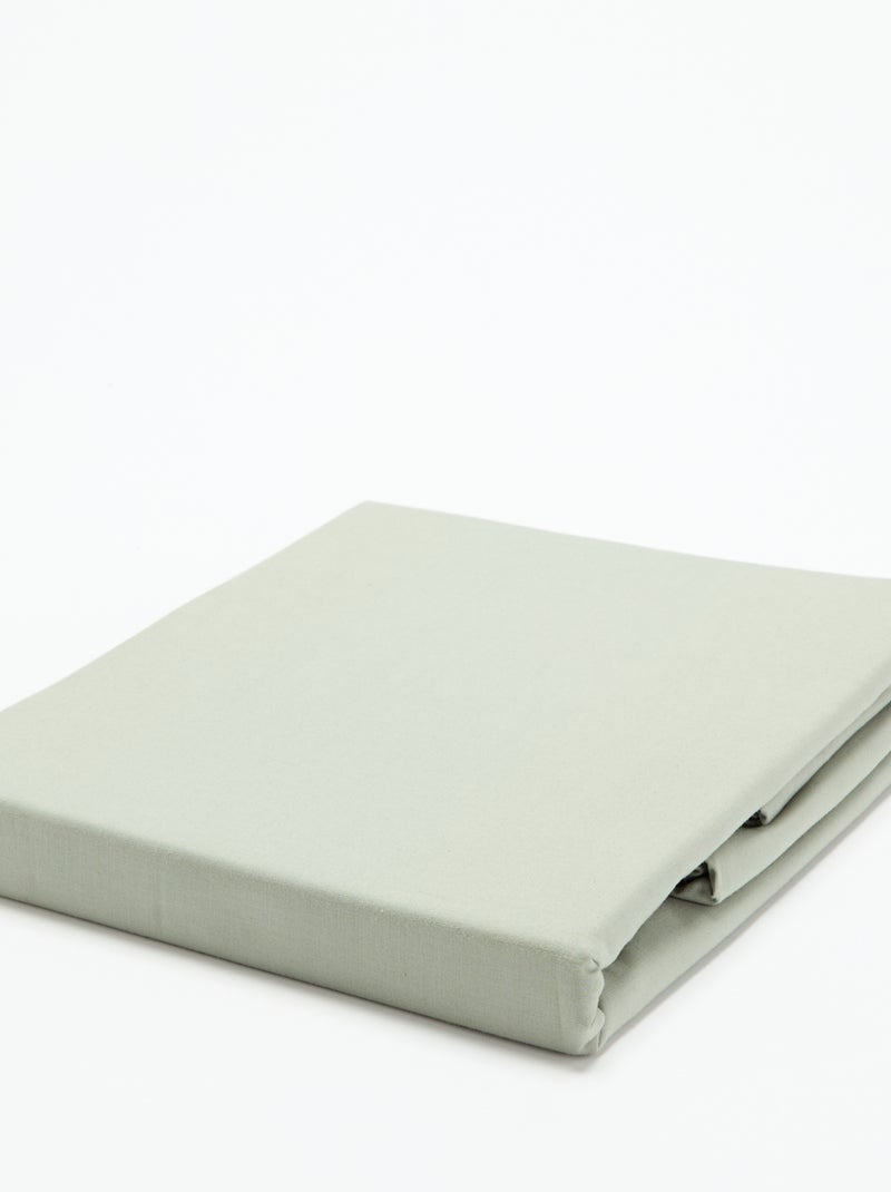 Parure de lit 240 x 220 cm en coton Vert - Kiabi