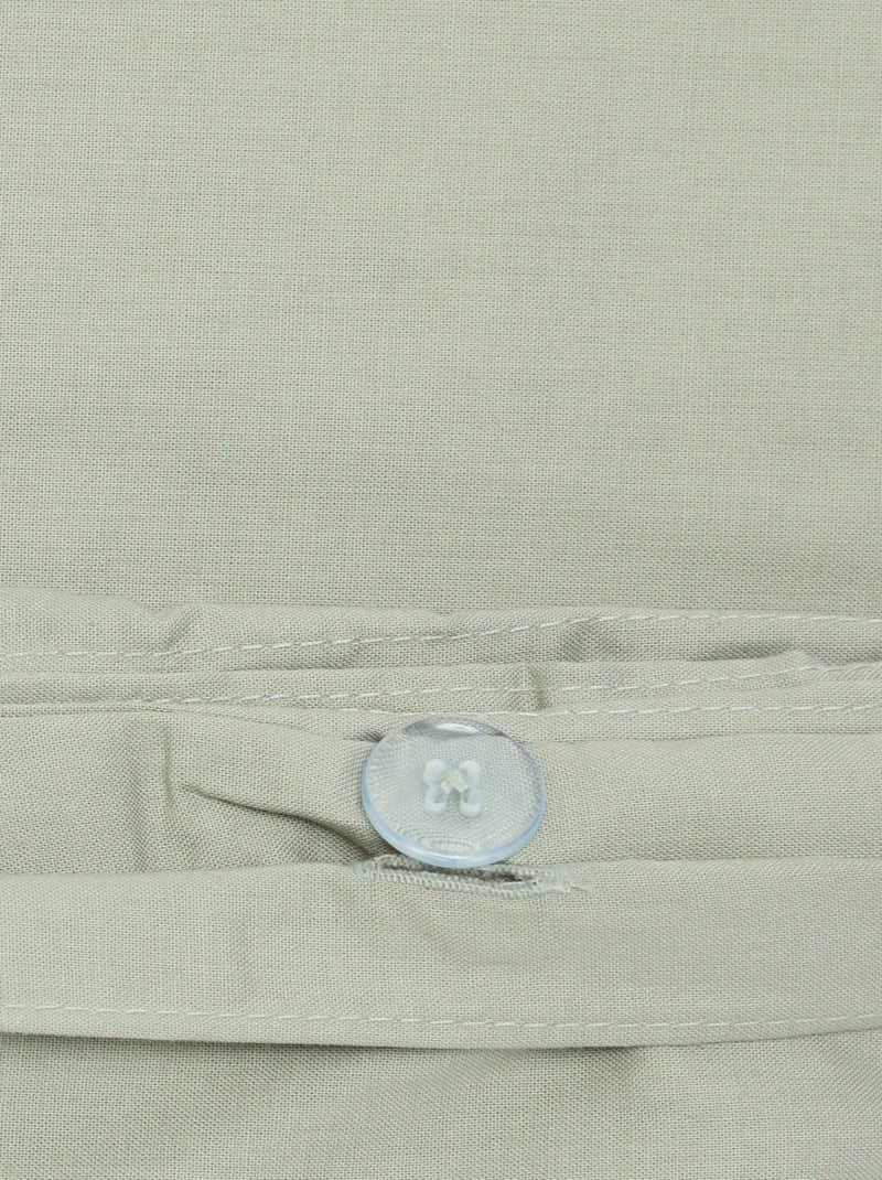 Parure de lit 240 x 220 cm en coton Vert - Kiabi