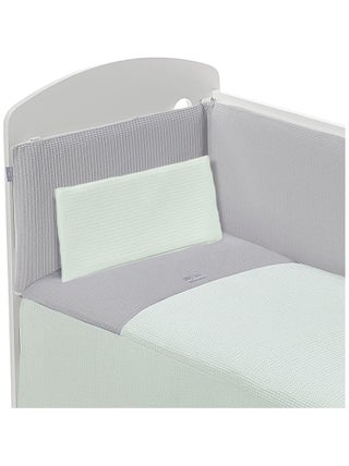Parure de lit 3 Pcs Nid d'abeille Mod Astrid Verd