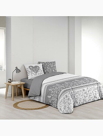 Parure de lit 3 pièces – 100% coton – 42 fils Annie