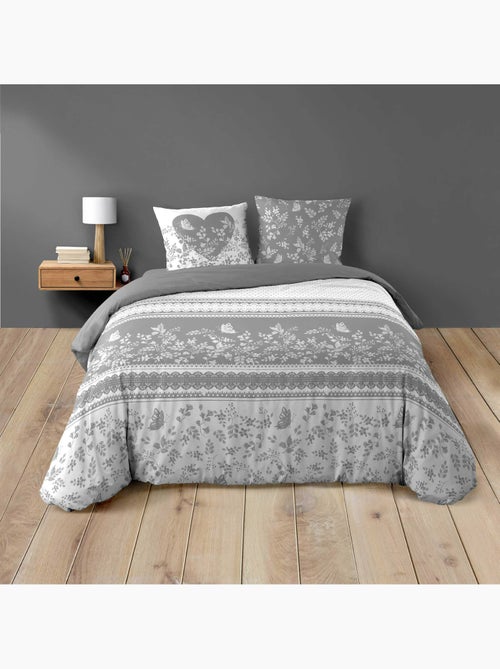Parure de lit 3 pièces – 100% coton – 42 fils Annie - Kiabi