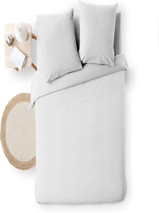 Parure de Lit 3 Pièces 100% Coton Fils Teints Meline