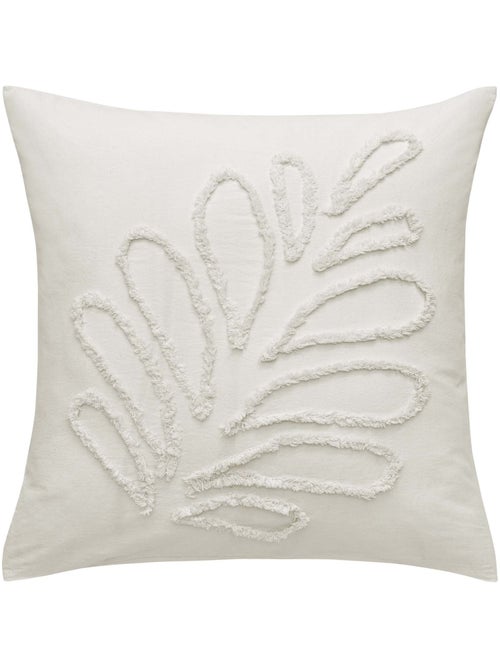 Parure de lit 3 pièces 100% coton tufté housse + taies - Kiabi Parure de lit 3 pièces 100% coton tufté housse + taies - Kiabi