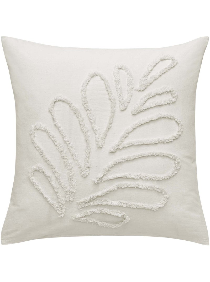 Parure de lit 3 pièces 100% coton tufté housse + taies Blanc - Kiabi