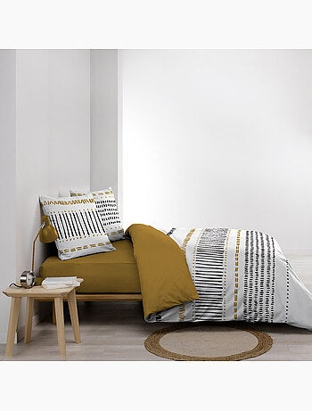 Parure de lit 3 pièces – 240 x 220 cm – 100% coton – 42 fils Chicago