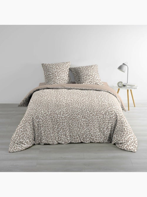 Parure de lit 3 pièces 240 x 220 cm imprimé 100% coton 42 fils wild - Kiabi Parure de lit 3 pièces 240 x 220 cm imprimé 100% coton 42 fils wild - Kiabi