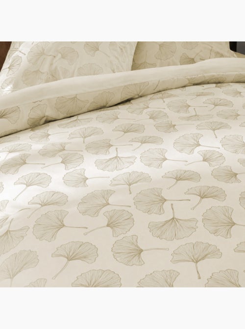 Parure de lit 3 pièces 240 x 220 cm velours imprimé métallisé ginkoa - Kiabi Parure de lit 3 pièces 240 x 220 cm velours imprimé métallisé ginkoa - Kiabi