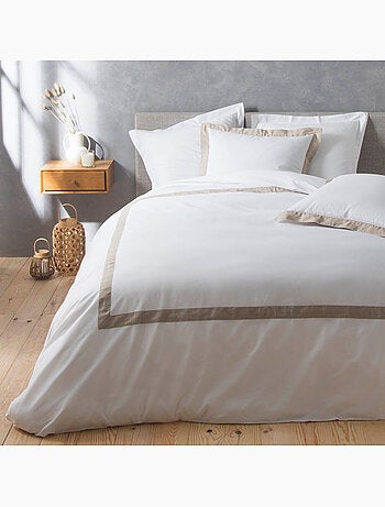 Parure de lit 3 Pièces coton et lin