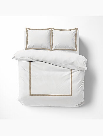 Parure de lit 3 Pièces coton et lin