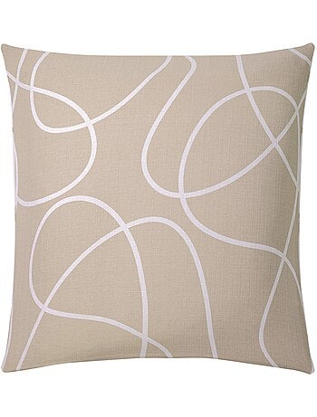 Parure de lit 3 pièces en coton relief trait design housse + taies