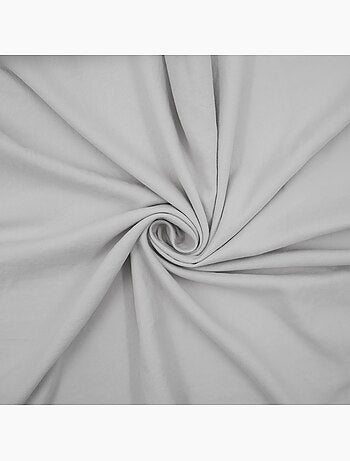 Parure de lit 3 pièces en microfibre unie lavée housse + taies