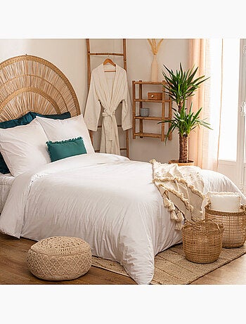 Parure de lit en percale de coton LANDIHA