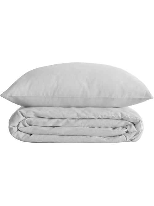 Parure de lit 3 pièces en percale de coton LANDIHA - Kiabi