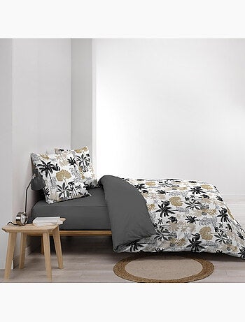 Parure de lit 3 pièces en polycoton 52 fils Scarlett