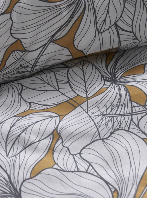 Parure de lit 3 pièces fleurs - Kiabi