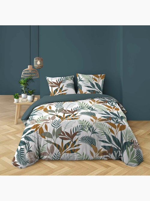 Parure de lit 3 pièces imprimée coton 57 fils assana - Kiabi Parure de lit 3 pièces imprimée coton 57 fils assana - Kiabi