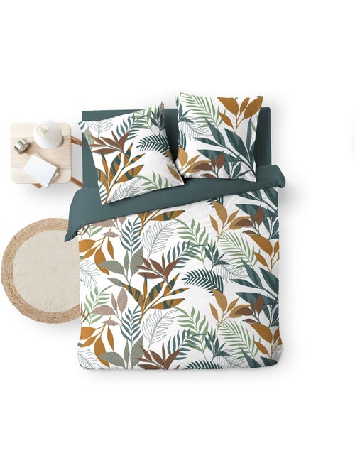 Parure de lit 3 pièces imprimée coton 57 fils assana - Kiabi Parure de lit 3 pièces imprimée coton 57 fils assana - Kiabi