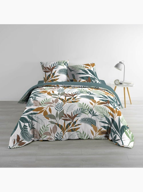 Parure de lit 3 pièces imprimée coton 57 fils assana - Kiabi Parure de lit 3 pièces imprimée coton 57 fils assana - Kiabi