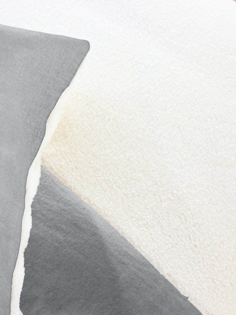 Parure de lit 3 Pièces Sherpa Gris - Kiabi