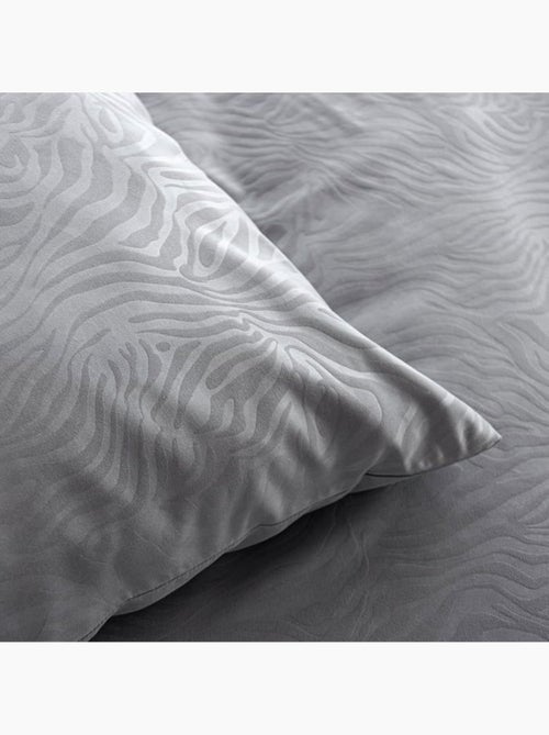 Parure de lit 3 pièces zèbre housse et taies - Kiabi