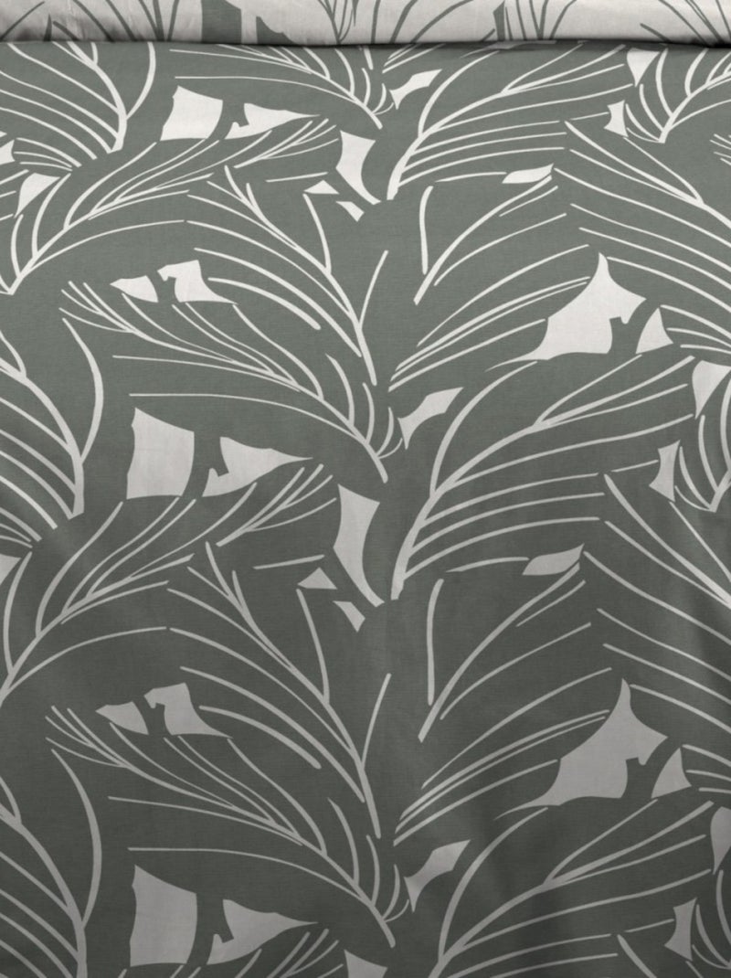 Parure de lit 4 pièces CALLUM coton 57 fils Gris - Kiabi