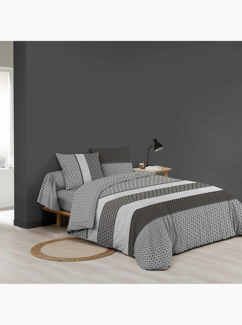 Parure de lit 6 pièces MEIKO – 100% coton – 42 fils/cm² - Kiabi