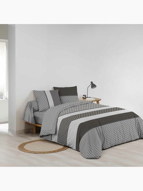 Parure de lit 6 pièces MEIKO – 100% coton – 42 fils/cm² - Kiabi