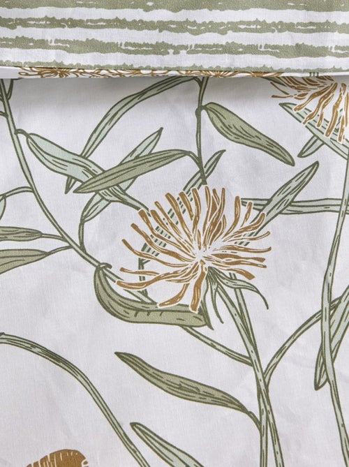 Parure de lit à imprimé à fleurs - 2 personnes - Kiabi