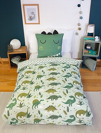 Parure de lit à imprimé dinosaure - 1 personne
