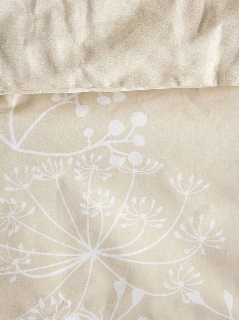 Parure de lit à imprimé fleuri - 2 personnes MARRON - Kiabi