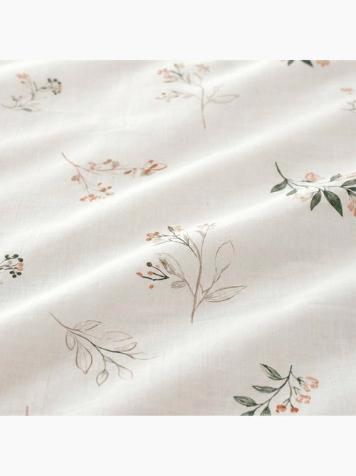 Parure de lit à motif floral, 100% coton. - Kiabi Parure de lit à motif floral, 100% coton. - Kiabi