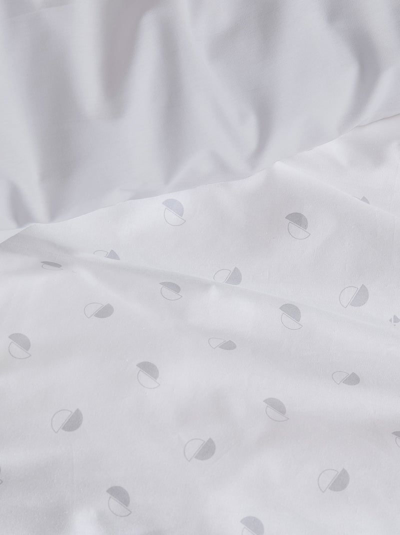 Parure de lit ALEX Taie 65x65 cm Gris clair - Kiabi